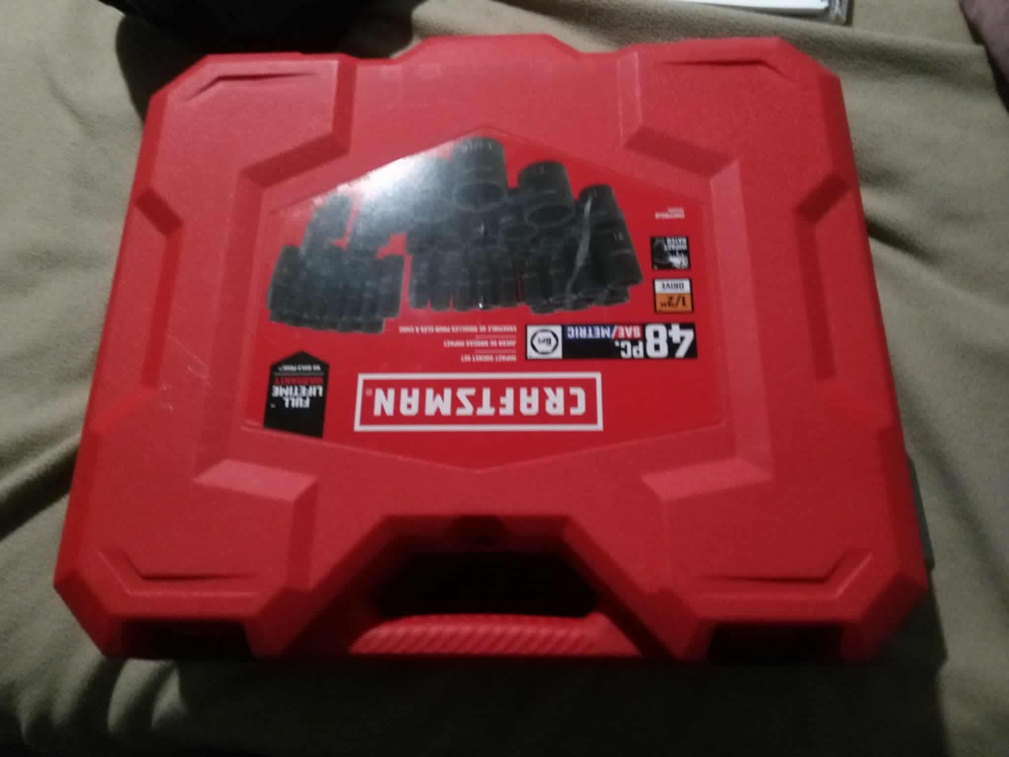 Craftsman 48 Piece 1/2 Drive Impact Socket Set