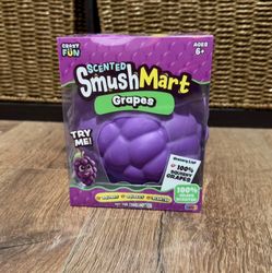 Smush Mart Squishy SCENTED GRAPES FiveBelow JUMBO VIRAL SQUISHY 6” RMS 🍇 NIB