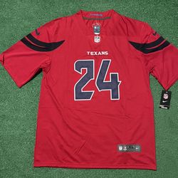 Houston Texans Derek Stingley Jr Red Jersey