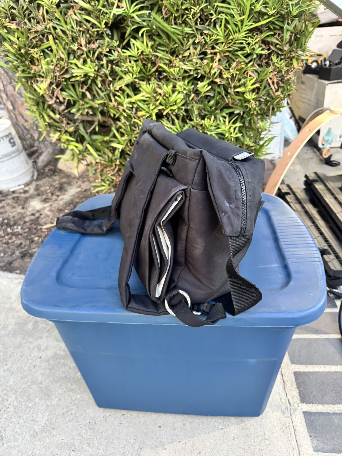 Black Stokke diaper Bag