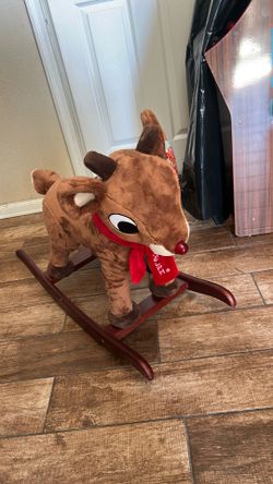 Rudolph the red nose reindeer rocking chair