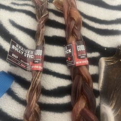 Bully Sticks 1.50, 1.75 Each Dog Chews 