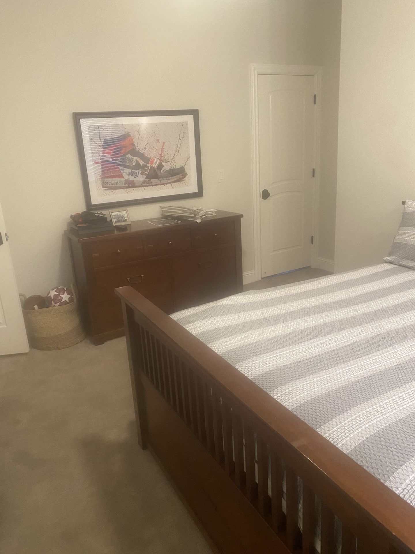 Free Used Bedroom Set Solid Wood And By Stanley Furniture