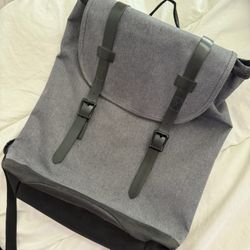 Asos Black And Gray Backpack