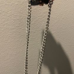 stainless steel Cuban link chain necklace