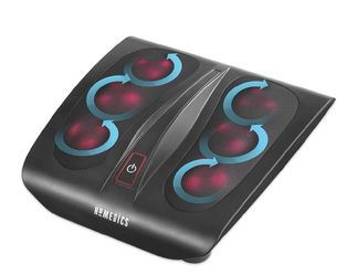 homedics triple action shiatsu foot massager with heat