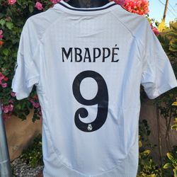 Real Madrid Home Mbappe Soccer Jersey 24 25