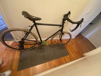 Customized black fixie