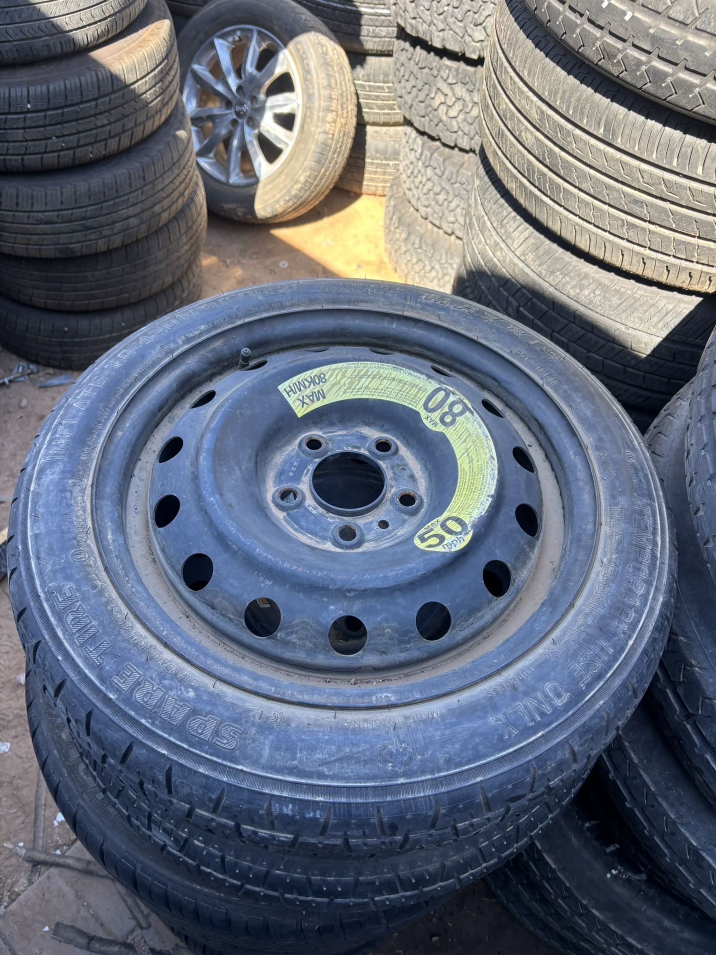 16 Inch Wheel And Tire Spare Tire Parts