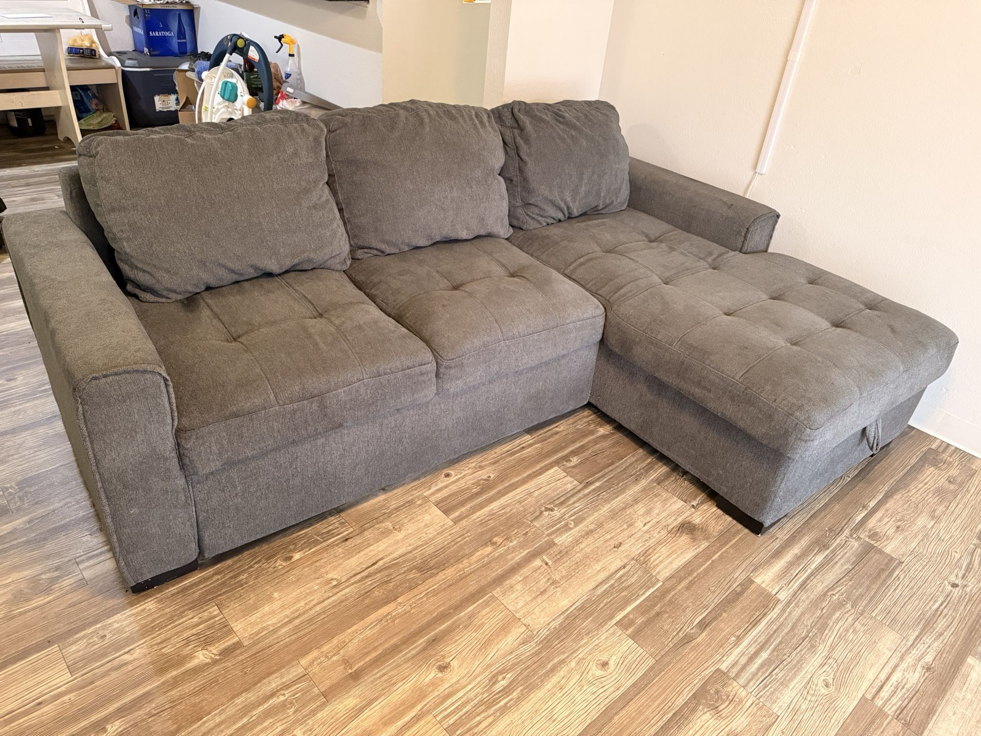 !!OBO!! Pullout Couch/Bed With Large Storage