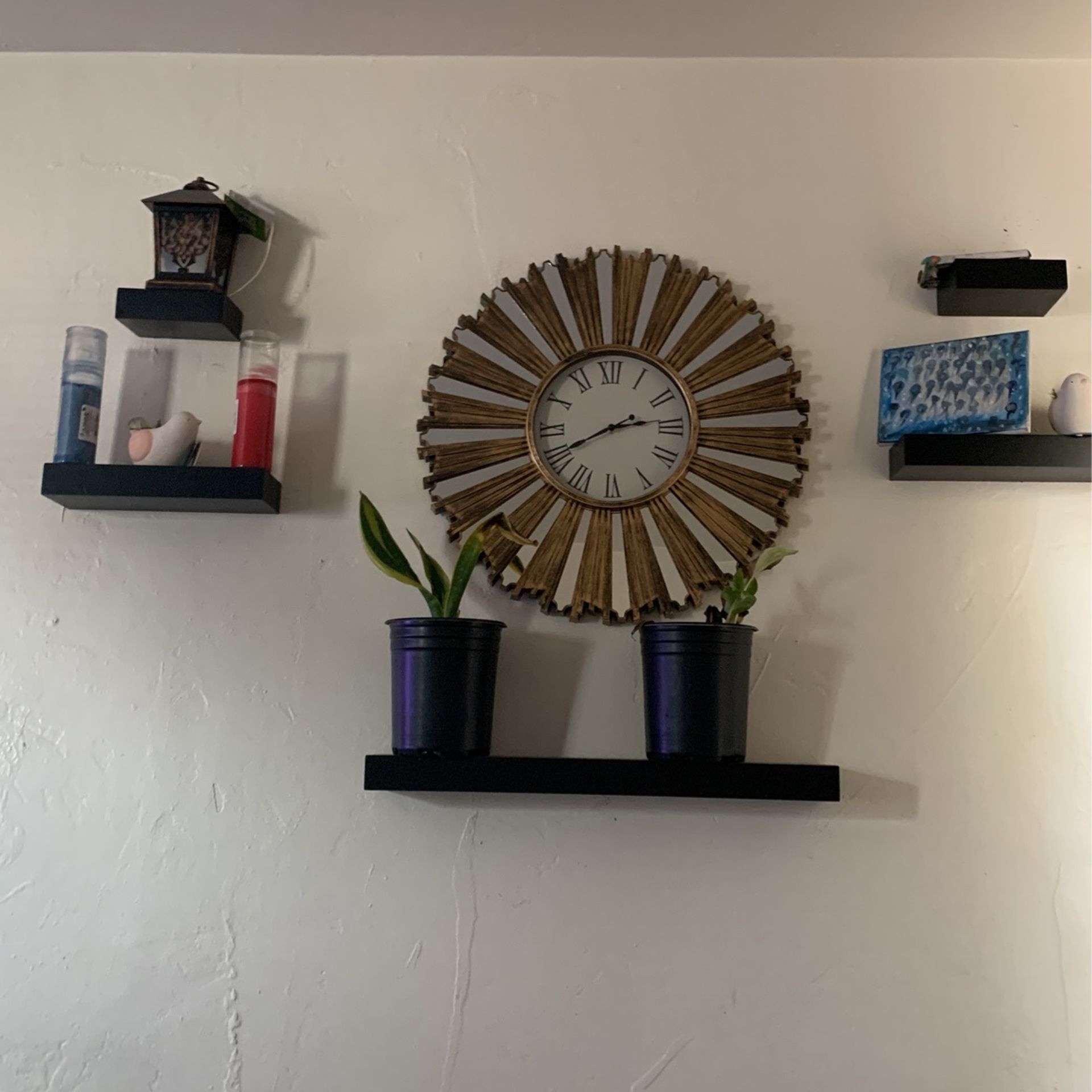 Clock And Decor Shelf’s 