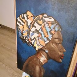 Blue African Lady 