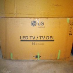 86" LG LED THINQ TV