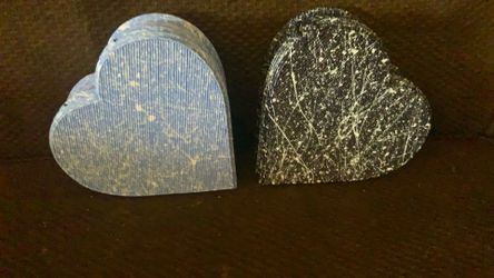 hand made heart Jewelry Box with drawing