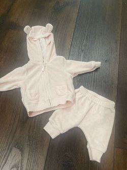Girls pink sweater and pants size newborn by carters #18
