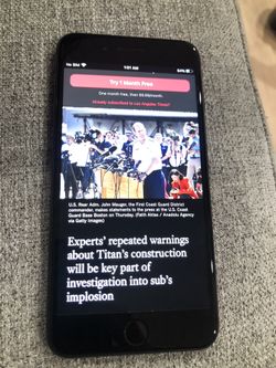 iPhone 7 Plus Unlocked Clean Screen
