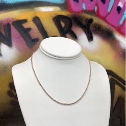 14k Tri-color Chain 