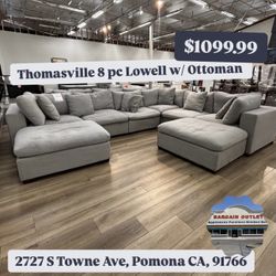 Thomasville 8 Pc Lowell W/ Ottomans