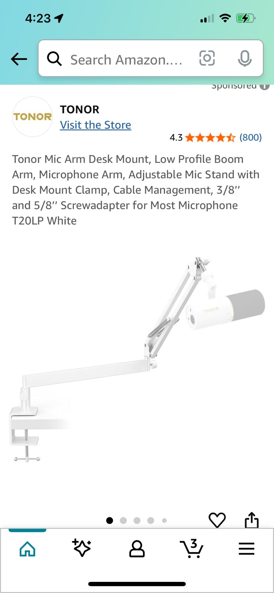 Desktop Mic Arm