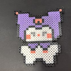 Kuromi Perler bead