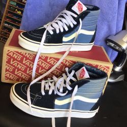Vans SK8 -hi Shoes Size Men 4.5 Or Women 6