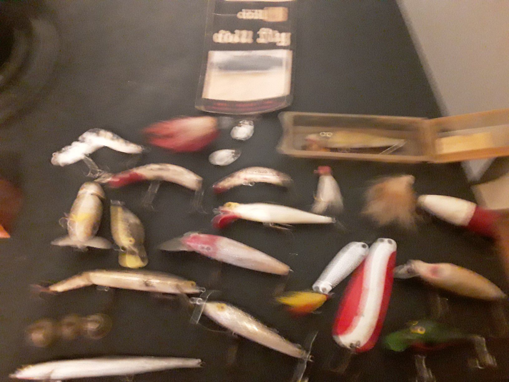 Photo Vintage fishing lures
