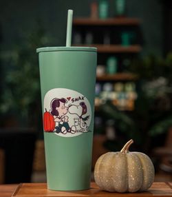 Starbucks snoopy stainless steel tumbler new $55 cash or Zelle