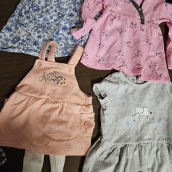Newborn - 18 Months Girls Bundle Of Clothes