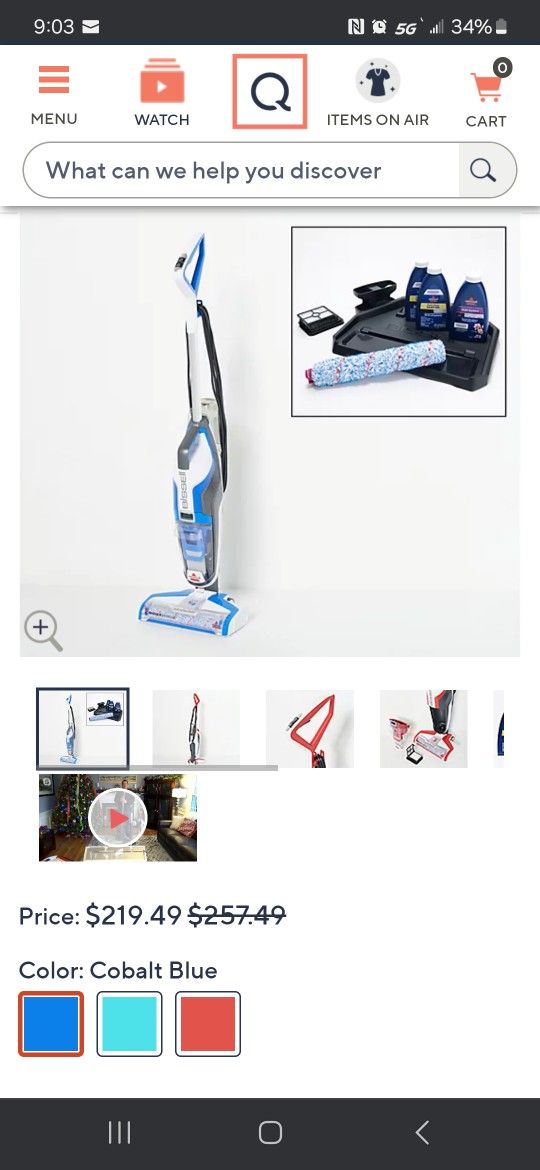Bissell Cross Wave Vacuum Mop
