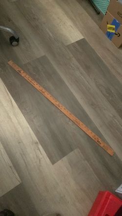 Wooden Yardstick Ruler