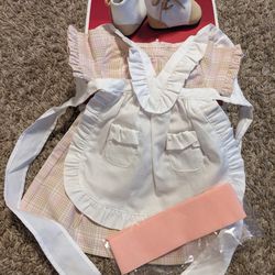 American Girl, Addy's Plaid Summer Set, Excellent Condition, Complete, In box