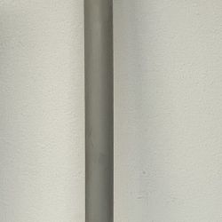 One Trailer Guide Post With Galvanized Post And PVC Pipe Cover