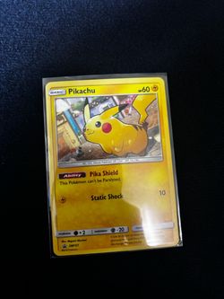 Pikachu SM157 Pokémon Promo Card