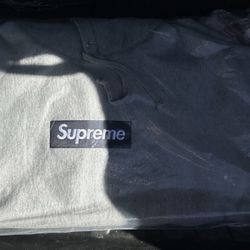 Supreme Box Logo Hooded Sweatshirt (FW25) Grey Blue