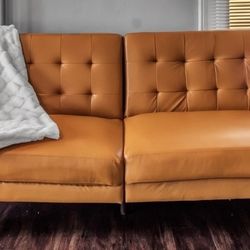 Caramel Colored Sofa Bed