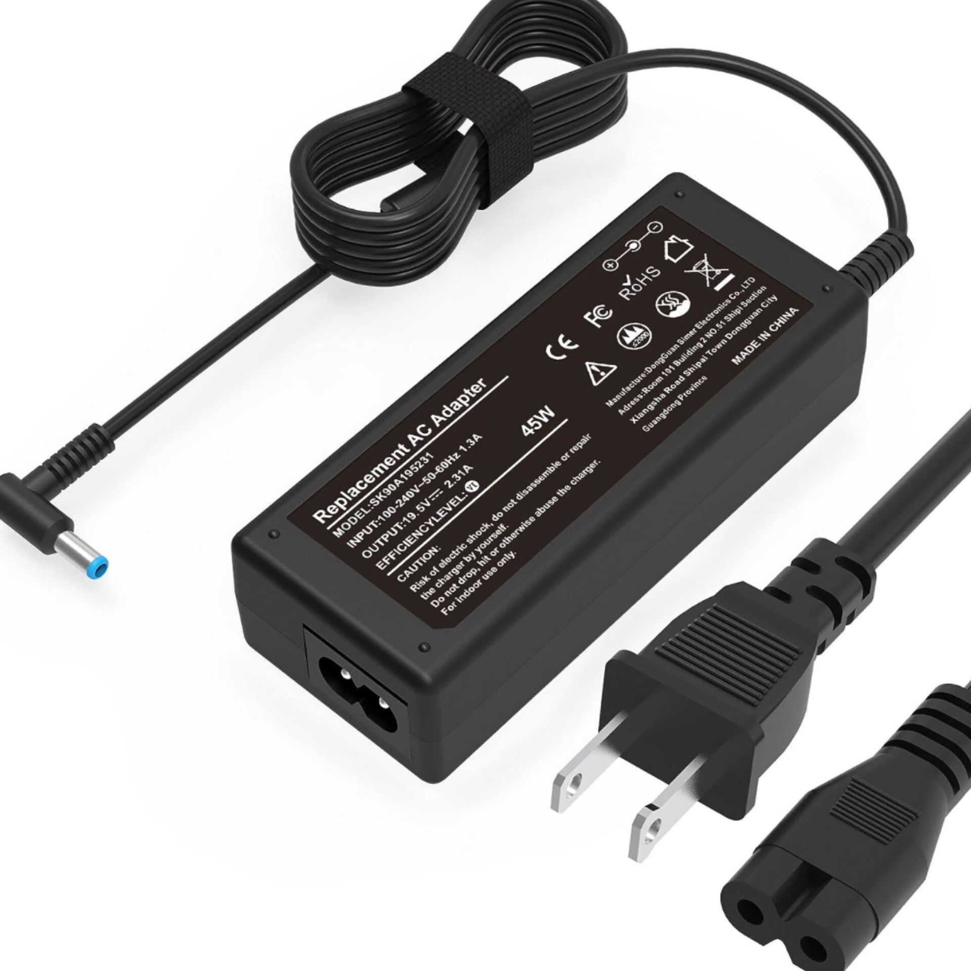 45W 19.5Ve 2.31A Ac Adapter Laptop Charger