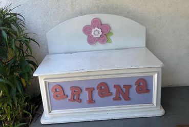 Wooden toy box