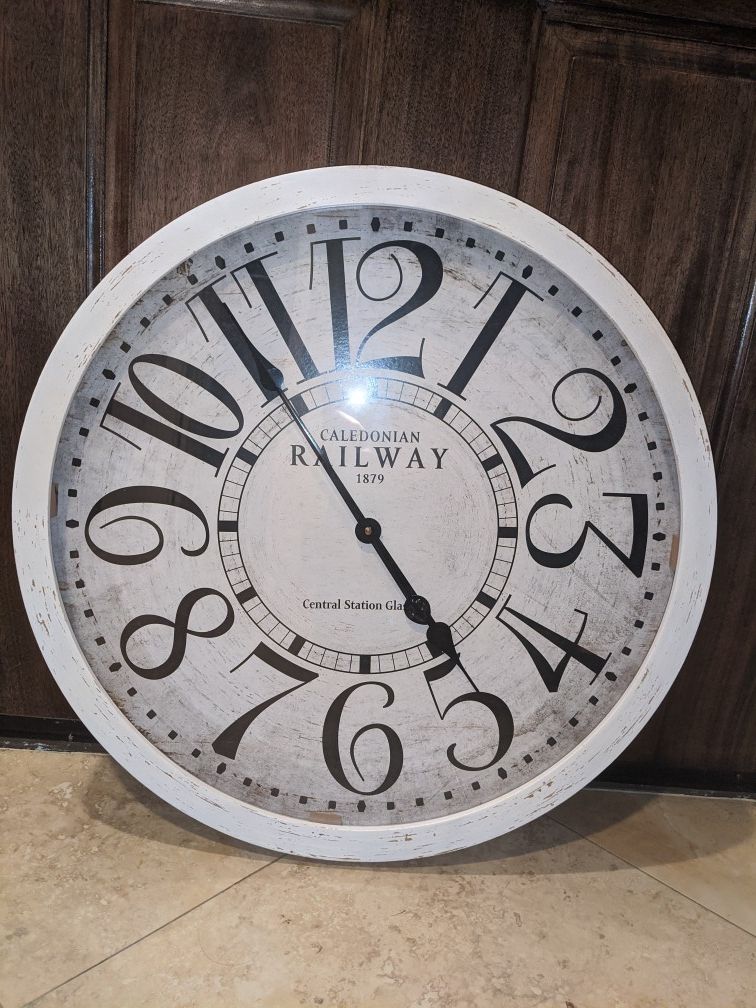 Wall clock decor