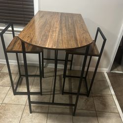 3 piece Pub Counter Height Table 