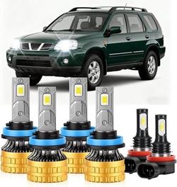 6 High Low Beam Fog Lights Bulbs For Nissan Altima 2007-2018, 30000LM 800%,6000K White