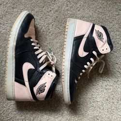 Jordan 1 High Black Crimson 