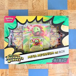 Pokemon Ascended Heroes Mega Meganium Ex Box