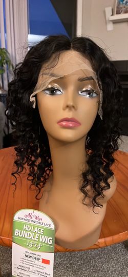 100%Human hair wig Ali Wigs HD Lace Bundle Wig 13x4 Body Wave