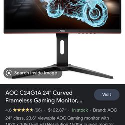 curved aoc 165 hz gaming monitor