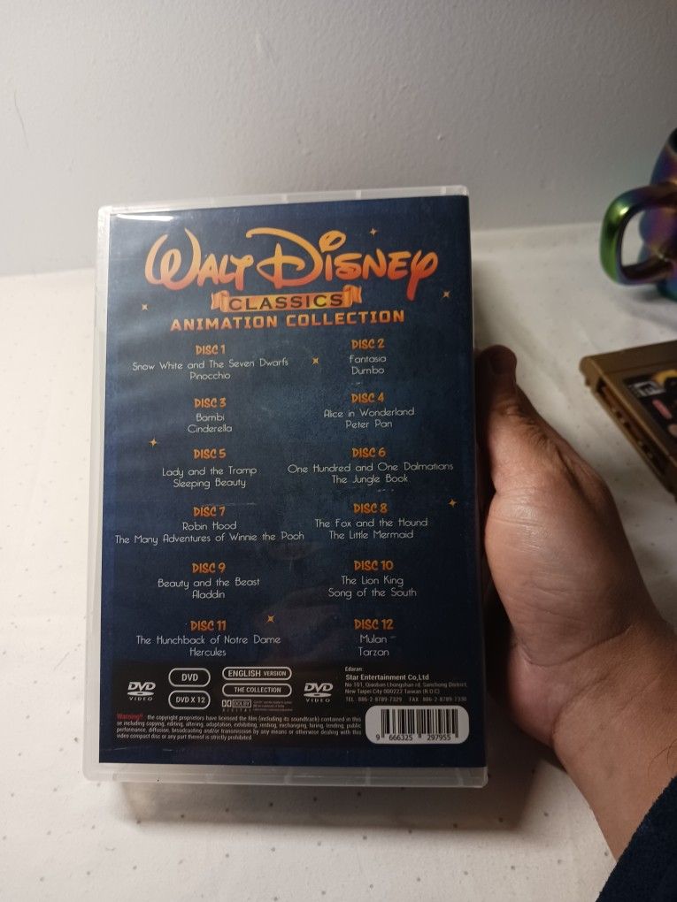 Walt Disney Classics 24-Movies Animation Collection (DVD, 12-Disc
