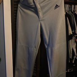 Men’s Adidas Grey Baseball Pants Small