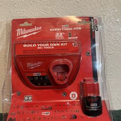 Milwaukee charger and battery