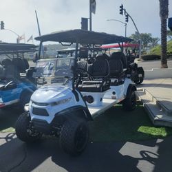 2025 Voyager Patriot 6-Passenger Lifted 72-Volt Lithium Street Legal LSV Golf Cart