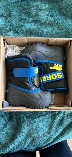 New Sorel Toddler Snow Commander Boots Size 7