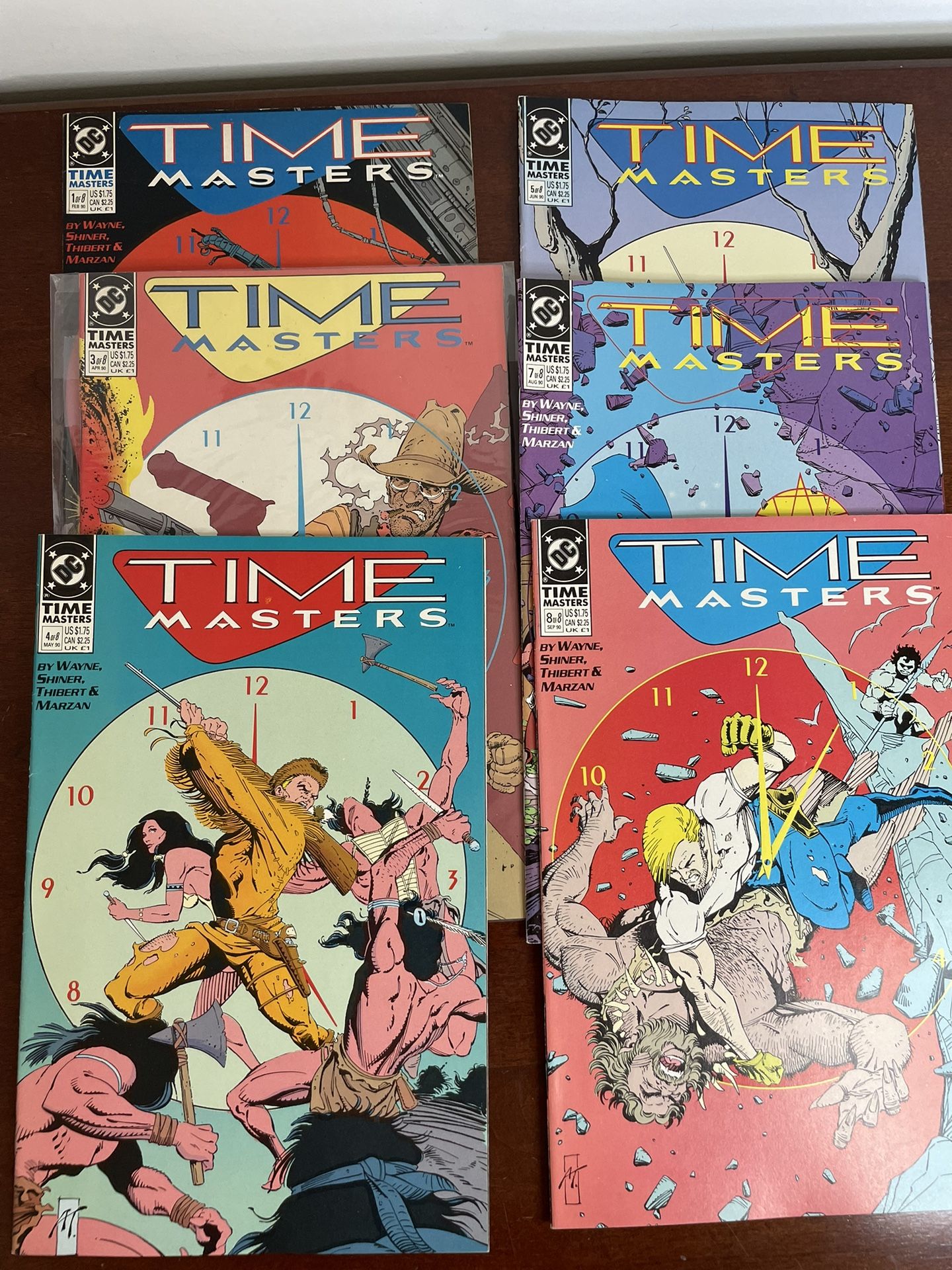 Lot Of 6 DC Comics Time Masters